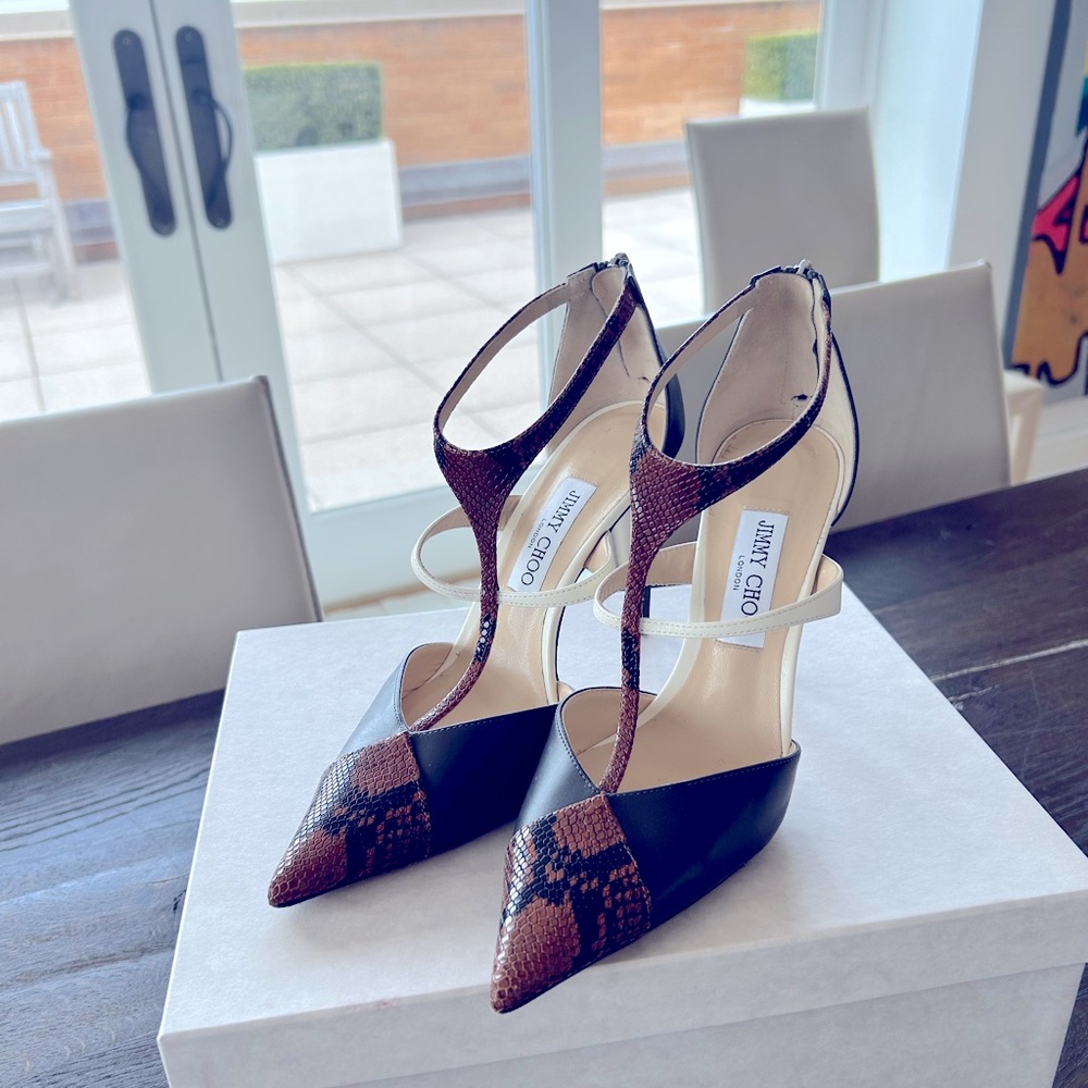 Jimmy Choo Sanoi 100, Size 39.5